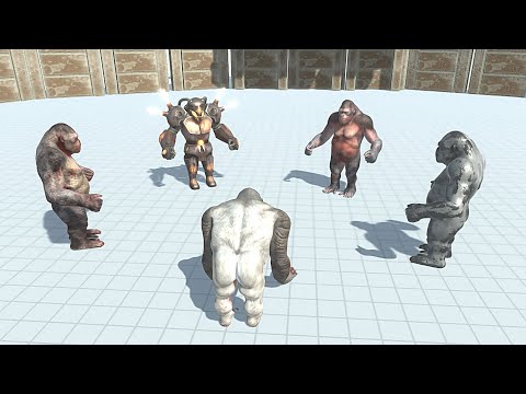 BATTLE ROYALE OF GORO (5 Round) - Animal Revolt Battle Simulator