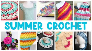Easy SUMMER Crochet Patterns You Can Try NOW!