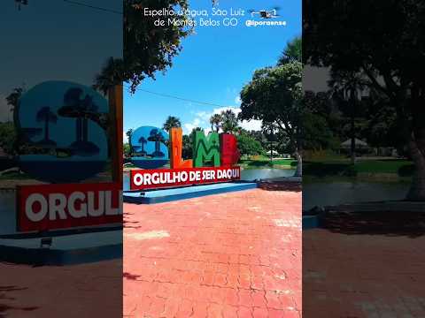 SÃO LUIZ DE MONTES BELOS GOIÁS, PROJETO VISÃO AÉREA - ESPELHO D'ÁGUA.