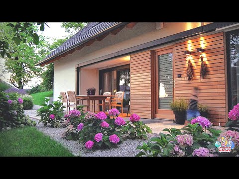 Front Yard Garden Landscaping Ideas | Modern House Exterior | Backyard Patio Design 2023.