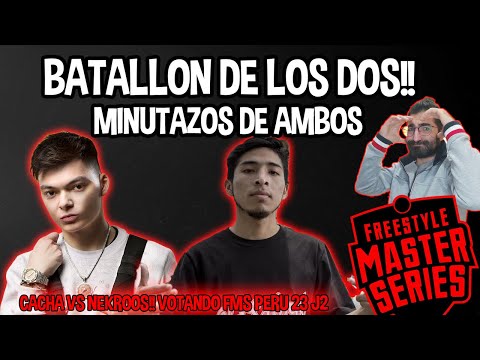 "NEKROOS VS CACHA" VOTANDO #FMSPERÚ 2023 Jornada 2 (REACCION)