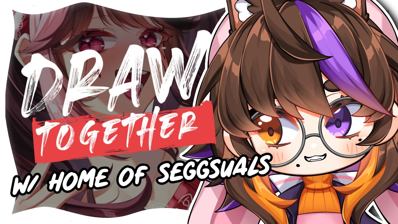 【DRAWING TOGETHER】Making our Friend Cry WITH ART!