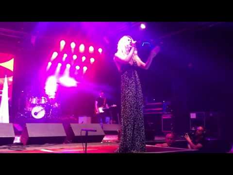 Soul Diva Joss Stone singing at the Afro Latin Festival in Bree in Belgium (9th of June 2016).