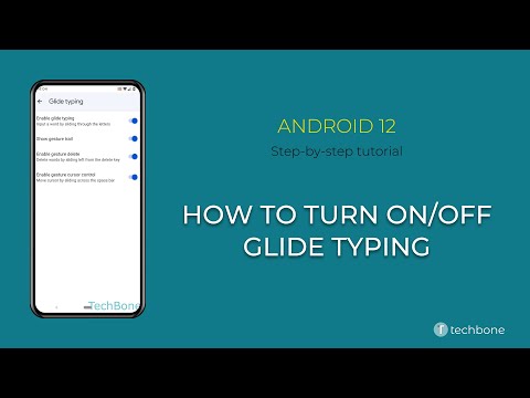 How to Turn On/Off Glide typing [Android 12]