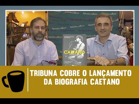 Tribuna cobre o lançamento da biografia Caetano - 19/05/2017