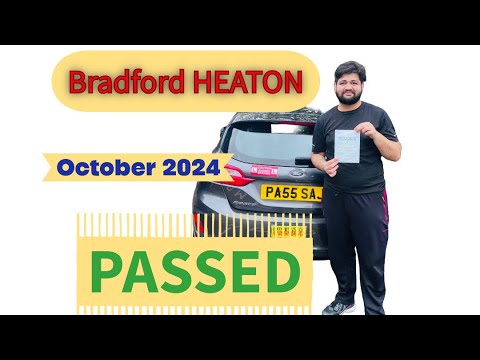 Bradford Heaton 5 lanes end idle roundabout 01 October 2024 full real test route 4K Full HD 1080P