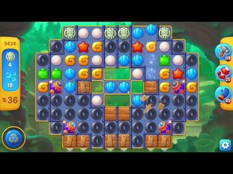 Fishdom 3434 Level - NO BooSTERS