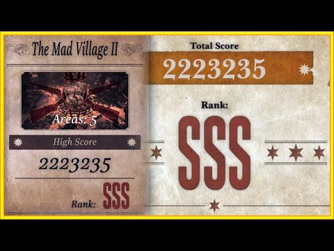 Mercenaries - The Mad Village 2 SSS Rank Guide (All Combos + Kills) - RESIDENT EVIL VILLAGE