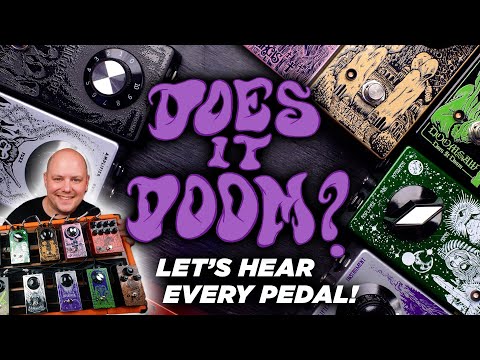 Does it Doom Pedal Lineup on Guitar & Bass
