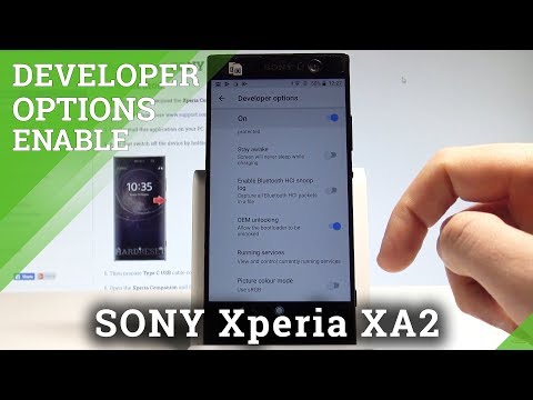 How to Enable Developer Options in SONY Xperia XA2 - OEM Unlocking |HardReset.Info