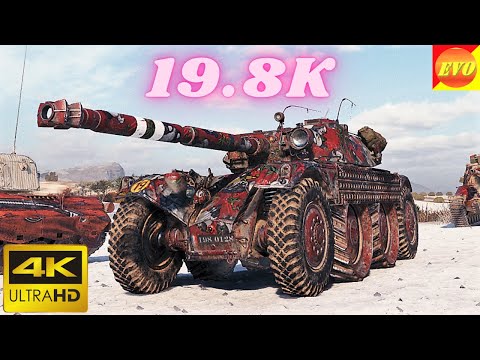Panhard EBR 105 - 19.8K Spot + Damage &  EBR 105 - 16K  World of Tanks Replays