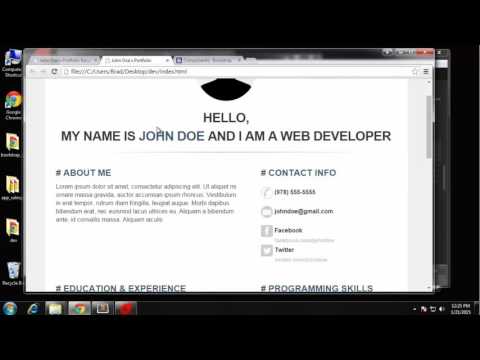 Learn How to Create a Resume using SASS - Part4