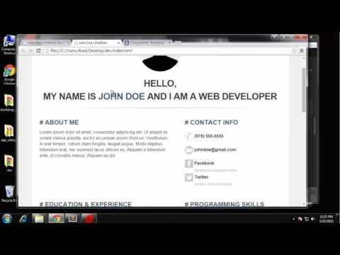Learn How to Create a Resume using SASS Part4