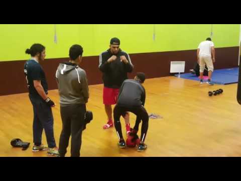 boxe SDT training day argenteuil avec selimou