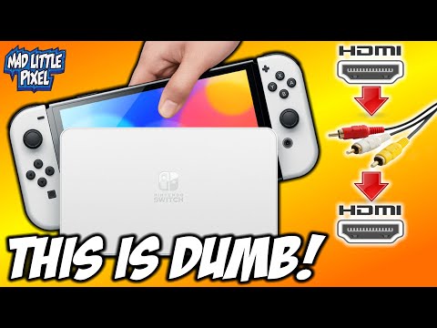 WHY?! How To Make The Nintendo Switch Look Retro On An HDTV! This Was HORRIBLE But Not That BAD!
