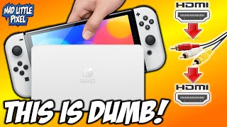 WHY?! How To Make The Nintendo Switch Look Retro On An HDTV! This Was HORRIBLE But Not That BAD!