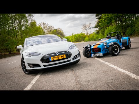 Tesla Model S P85D drag race - the ultimate Q car?