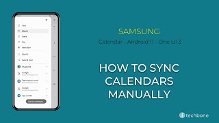 How to Sync Calendars manually - Samsung Calendar [Android 11 - One UI 3]