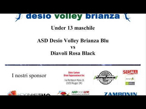 Under 13 Maschile - DVB blu vs Diavoli Rosa Black