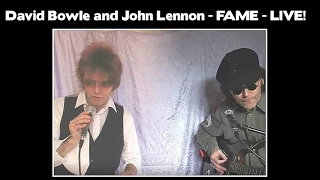 David Bowie and John Lennon  - FAME - LIVE!