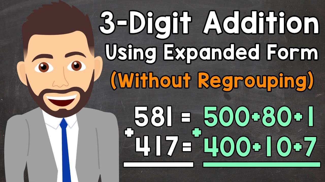 Adding 3-Digit Numbers Using Expanded Form (Without Regrouping) | Elementary Math with Mr. J