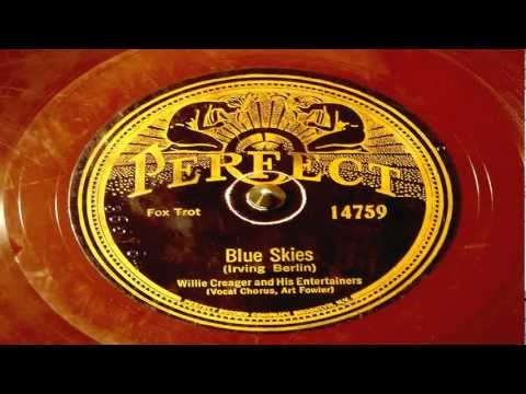 Blue Skies - Willie Creager And His Entertainers (Perfect)