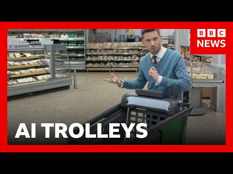 Would you trust an AI trolley with your weekly shop? | BBC News