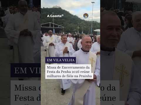 Fiéis se reúnem na Prainha para o encerramento da Festa da Penha 2026   #shorts #noticias
