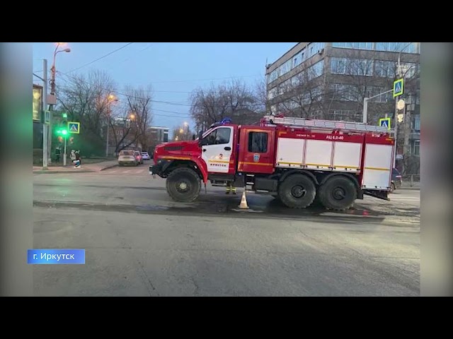 В Иркутске в ДТП попала автоцистерна