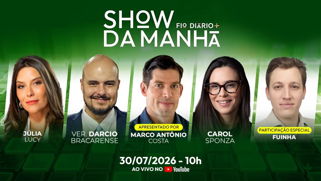 SHOW DA MANHÃ - MORAES, BOLSONARO E 2026: STF  NA MIRA E LULA CAUSA CRISE COM PARAGUAI | 30/07/2026