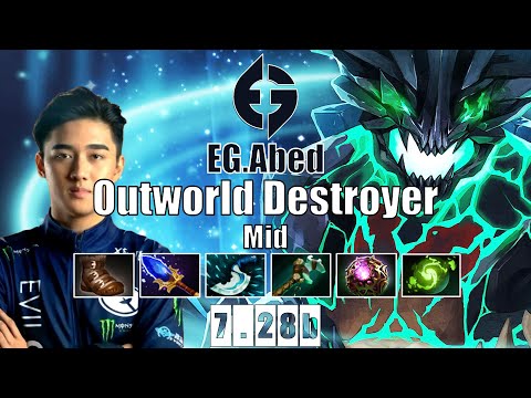 Outworld Destroyer Mid | EG.Abed | ABED DOMINATES MID WITH OD | 7.28b Gameplay Highlights