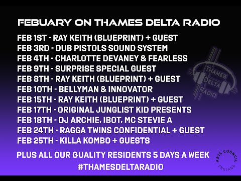 DJ IED  DNB SHOW  28TH FEB 2022 -  THAMES DELTA RADIO