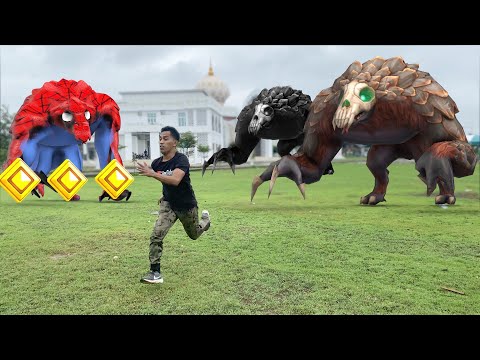 Temple Run Blazing Sands And Temple Run Spiderman Textur In Real Life | Trio Temple Run