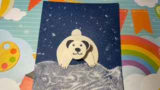 Comment fabriquer un Ours polaire en papier facile❄