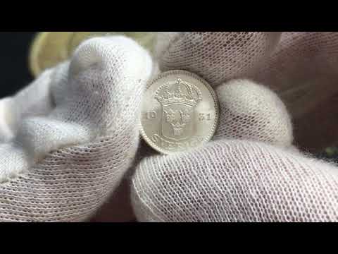 Gustav V - 25 Öre 1931 Vackert ocirkulerat exemplar från Roberto Delzanno Numismatik