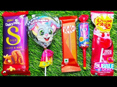 Unboxing GIANT Rainbow Lollipop Candy with Yummy Sweets Cutting Satisfying video