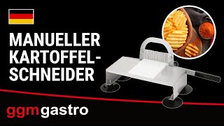 Coupe-frites professionnel pour pommes de terre - pour frites ondulées