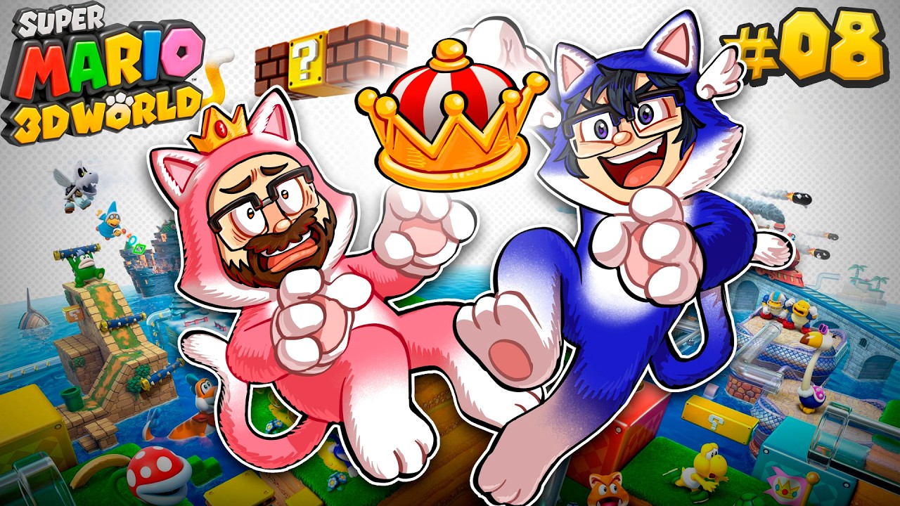 careca explica desenho de palhaço 🧑‍🦲➡️🤡 - Super Mario 3D World #8