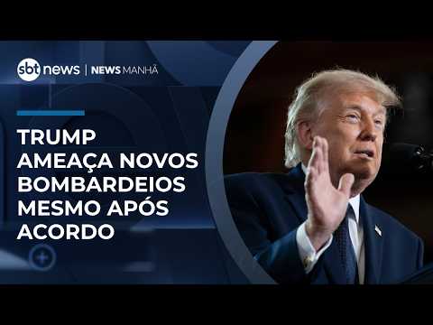 Mesmo após memorando, Trump fala em novos bombardeios contra o Irã