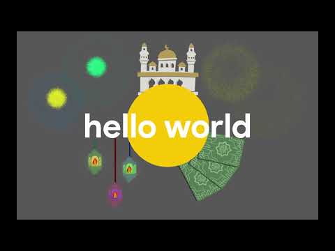 Hello World - Google (Hari Raya - Design)
