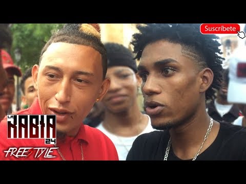 😂( TWO HAITIANS STEALING PART 3 ) La Rabia 24 vs El Cheo 18 - Freestyle in El Parque Colon