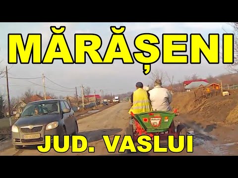 Satul Maraseni com. Stefan cel Mare Vaslui video febr. 2015