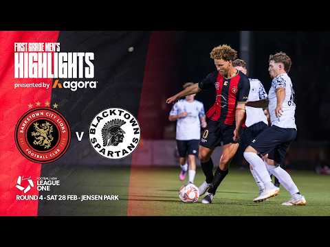 Agora Marketplace Highlights: Bankstown City Lions v Blacktown Spartans - League One Men's Rd 4 2026