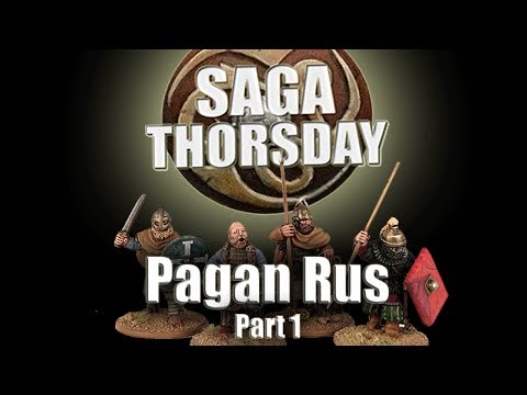 SAGA THORSDAY 24 - Pagan Rus Battle Board and Tactics! Part 1