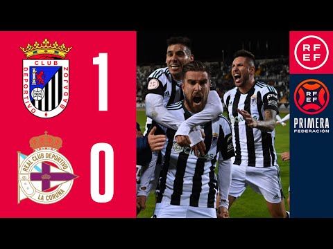 RESUMEN #PrimeraFederación | CD Badajoz 1-0 RC Deportivo I Grupo 1 I Jornada 15