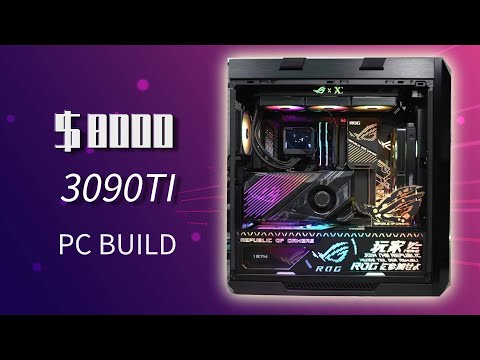 ＄8000 FULL ROG RTX3090TI PC Build