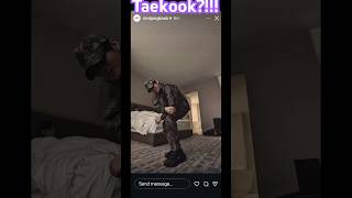 Jungkook posted a transition video with Taehyung on tiktok and his instagram story #taekook
