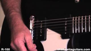 Video thumbnail for Skermetta R-100 guitar and Carr Viceroy amp by SkermettaGuitars