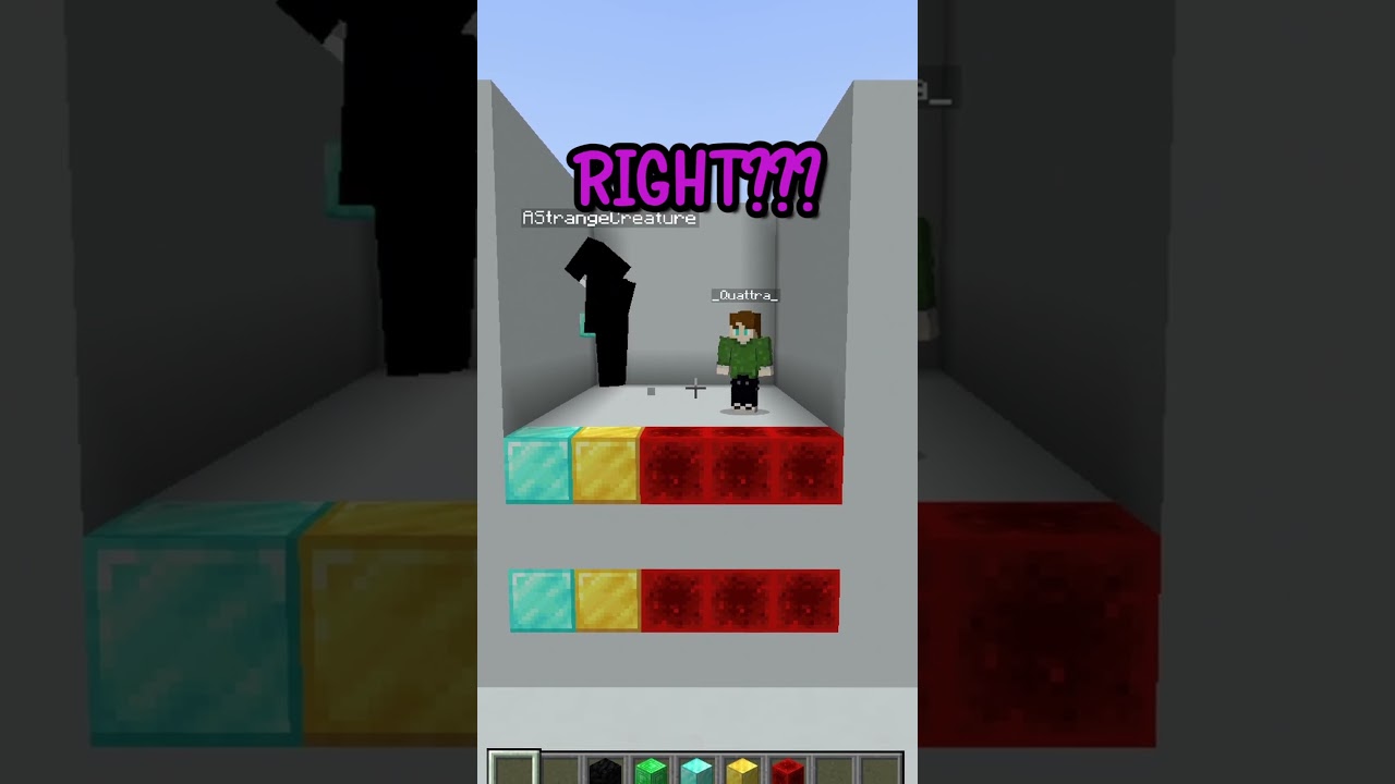 Minecraft Color Match 1,000,000+ Luck 😲 #minecraft  #shorts  #minecraftshorts