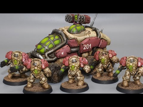 USING JOHN BLANCHE'S NEW MASTERCLASS PAINTS TO PAINT VOTANN FOR WARHAMMER 40k